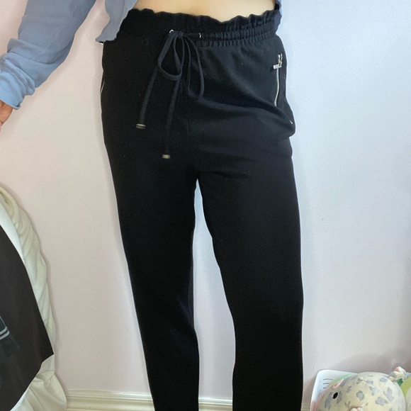 Black Drawstring Pants - Picture 2 of 8